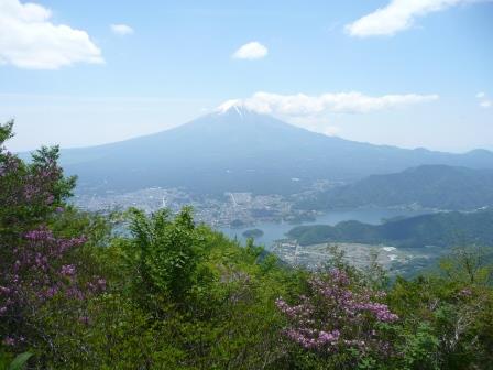 11:40　黒岳　展望台　富士山と河口湖