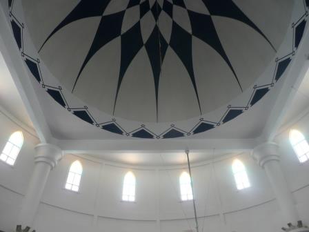 11:35　水上モスク(Masjid Selat Melaka)　礼拝所