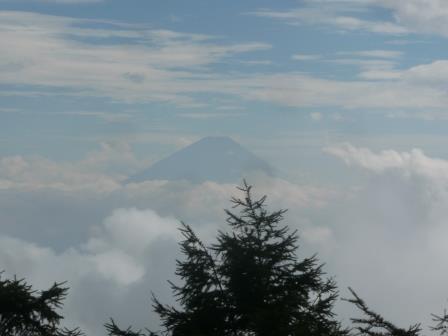 12:06　朝見た富士山に再度ご対面