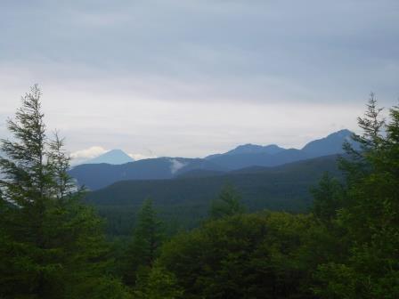 11:02　入笠山山頂より　富士山、鳳凰三山、甲斐駒ケ岳