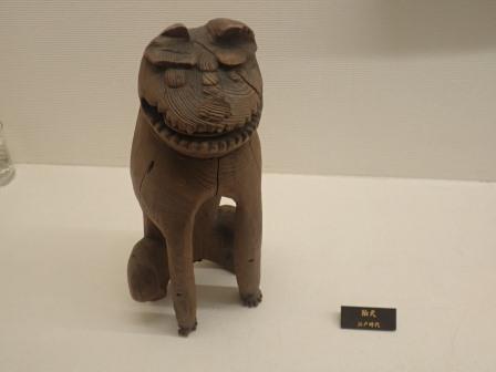 松本市民芸館　木彫の狛犬　見ごたえのある展示だった