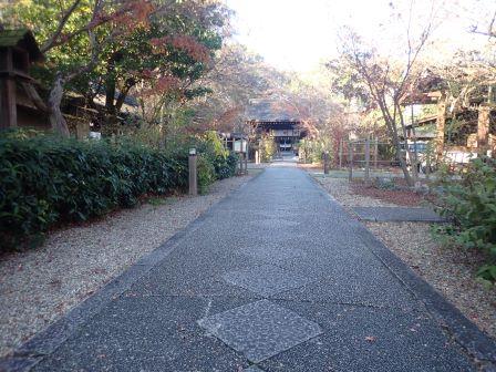 14:54　梨木神社への参詣道