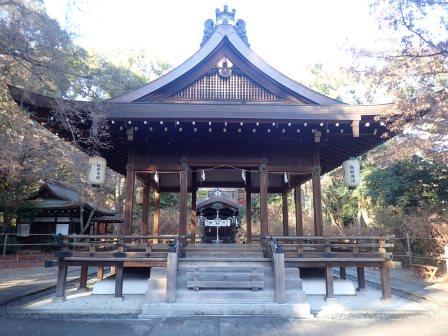 14:55　梨木神社の社殿