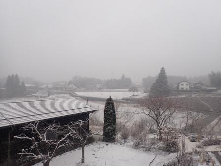 2月25日（日）朝方から今季2度目の雪