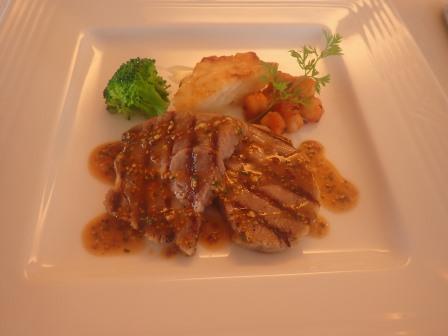 メイン　私の頼んだクリスタルポークのグリエ