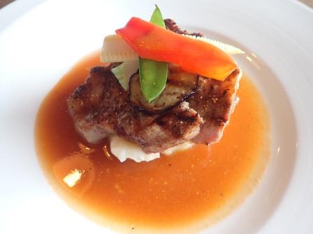 メイン　私の頼んだ信玄豚の炭火焼