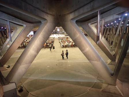 10:35　聖ピオ十世会堂、礼拝をしていた、地下シェルターでもある