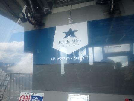 14:21　山頂駅、2877ｍ