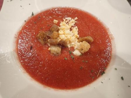 21:03　トマトベースの泥っとしたスープだったかな