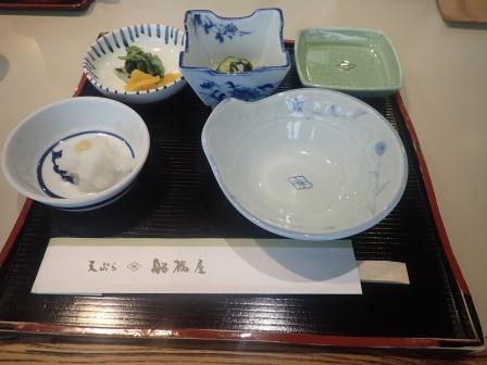 12:41　昼食　新宿東口天ぷら船橋屋