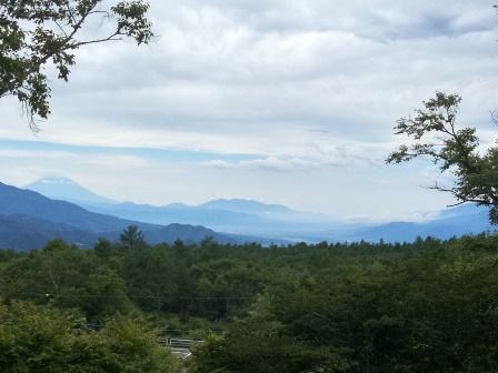 13:00　美し森、新設の木の階段を初めて行く