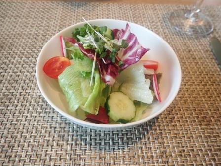 昼食　茅野市　竜神亭　サラダ