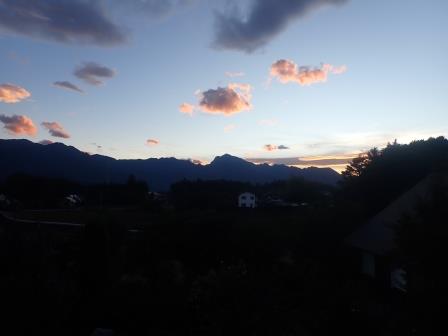 9月20日（金）17:50　日の入り後の甲斐駒ヶ岳