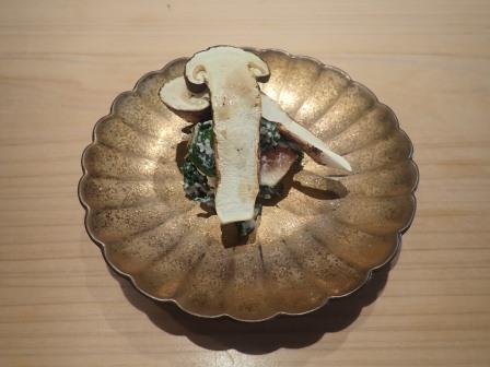 12:16　松茸と春菊