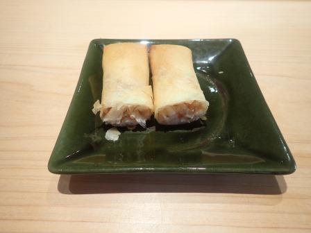 12:29　白海老の春巻き