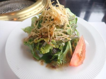 山梨県韮崎市穂坂町　和こう　ステーキ定食のサラダ