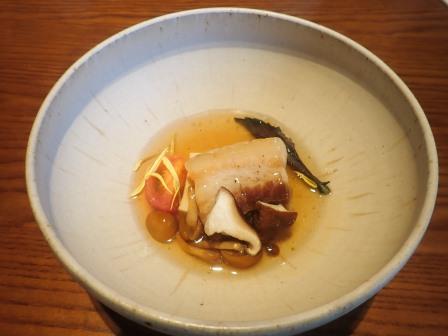 前菜3　豚のローストあんかけ仕立て