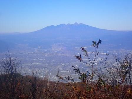 9:53　蛾ヶ岳山頂より、八ヶ岳