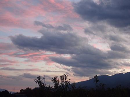 11月22日（金）　夕焼け