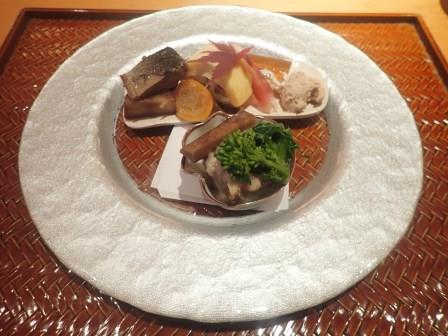 八寸　大好きな助宗たらこの煮つけが入った