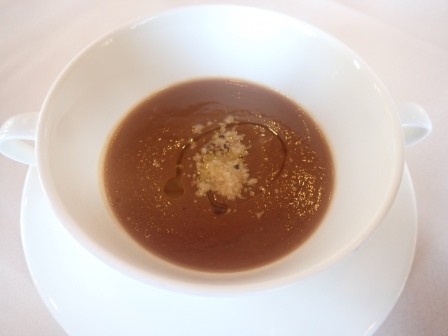 濃厚なオニオンスープ