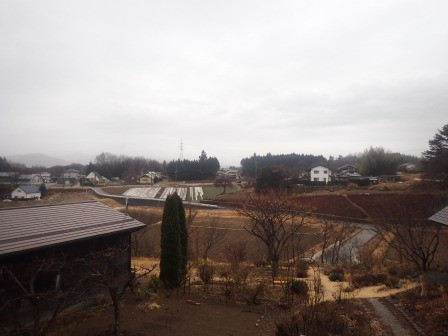 本日3月3日（月）、朝、久しぶりのお湿り