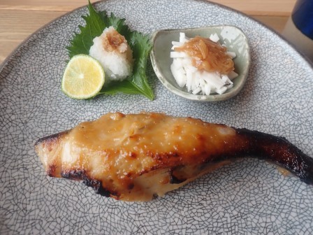 上さんの頼んだ銀鱈の味噌麹漬