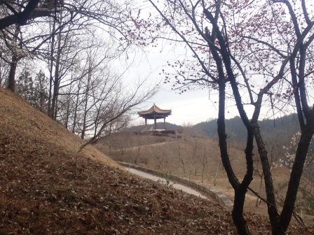 13:51　観景亭、埼玉県と山西省が姉妹関係にあるとのことで建てられたようだ