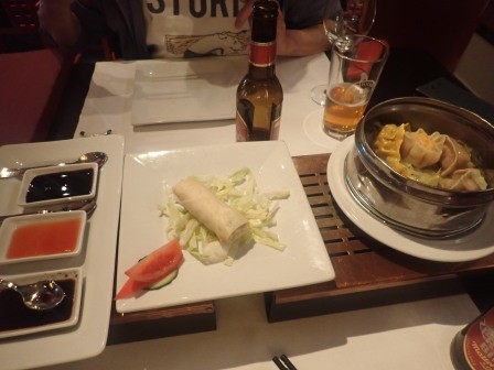 17:55　春巻きと点心