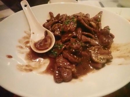 18:17　レバ炒め　旨い