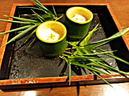 先付　蕎麦豆腐