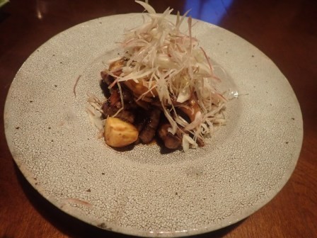 メイン、上さんの頼んだ肉料理