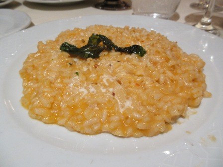 19:20　夕食　メイン　ローステッド・ペッパー・リゾット