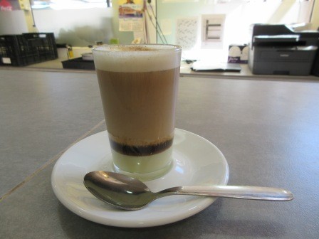 10:53　途中でリキュール入りのコーヒーをいただいて一休憩