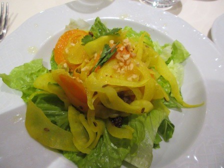 18:51　夕食　前菜　上さんの頼んだフェンネルの南蛮漬け