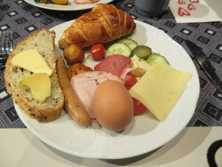 7:51　ここの朝食は旨かった