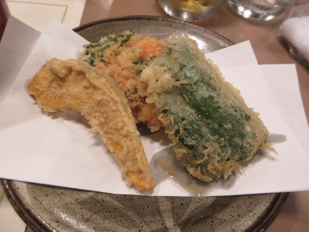 17:55　野菜とかき揚げ