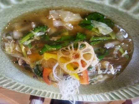 メイン　上さんの頼んだ鰆のあんかけ仕立て