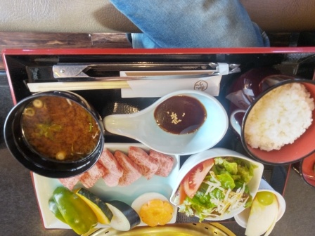 13:38　昼食　韮崎市穂坂町　和こう　上網焼き定食