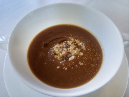 濃厚なオニオンスープ