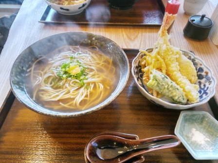 天ぷらのかけそば